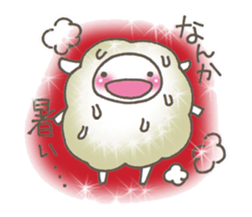 Sheep and bear sticker #12678852