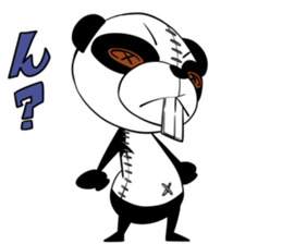 Protruding teeth panda Sticker3 sticker #12679374
