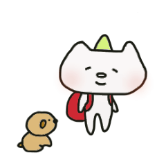 Uni & Mayo happy sticker!