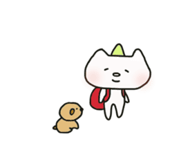 Uni & Mayo happy sticker! sticker #12679504