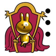 Golden Rabbit for rich man beta version. sticker #12679890