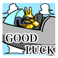 Golden Rabbit for rich man beta version. sticker #12679901