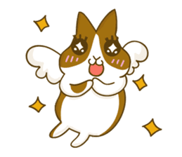 Bunny A-bu and hamster Dodo's happy life sticker #12679951