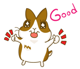 Bunny A-bu and hamster Dodo's happy life sticker #12679962