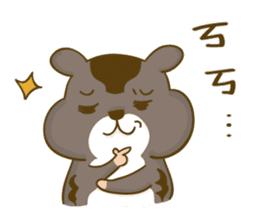 Bunny A-bu and hamster Dodo's happy life sticker #12679977