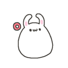 Very soft rabbit. sticker #12680423