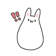 Very soft rabbit. sticker #12680424