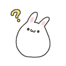 Very soft rabbit. sticker #12680425