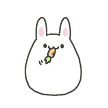 Very soft rabbit. sticker #12680428