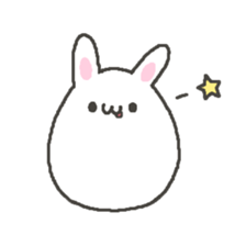 Very soft rabbit. sticker #12680430