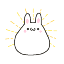 Very soft rabbit. sticker #12680431