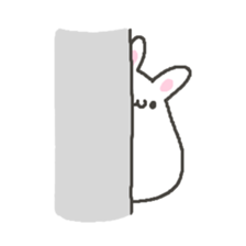Very soft rabbit. sticker #12680432