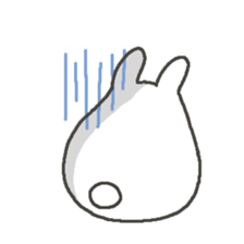 Very soft rabbit. sticker #12680436