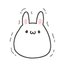 Very soft rabbit. sticker #12680438