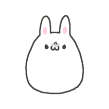 Very soft rabbit. sticker #12680439