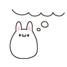 Very soft rabbit. sticker #12680442