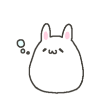 Very soft rabbit. sticker #12680443