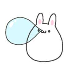 Very soft rabbit. sticker #12680444
