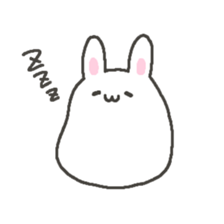 Very soft rabbit. sticker #12680445