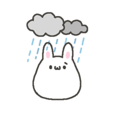 Very soft rabbit. sticker #12680446