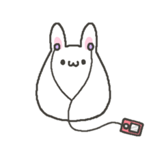 Very soft rabbit. sticker #12680447