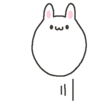 Very soft rabbit. sticker #12680448
