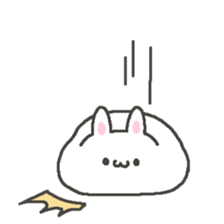 Very soft rabbit. sticker #12680449