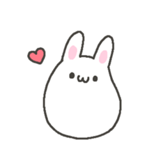 Very soft rabbit. sticker #12680452