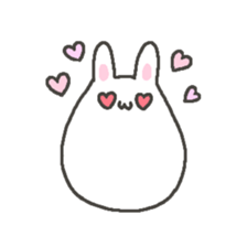 Very soft rabbit. sticker #12680453
