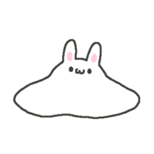 Very soft rabbit. sticker #12680455