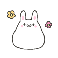 Very soft rabbit. sticker #12680456