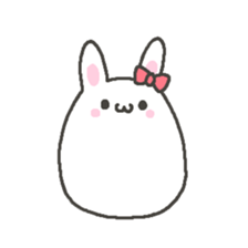 Very soft rabbit. sticker #12680458