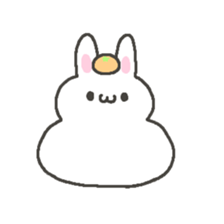 Very soft rabbit. sticker #12680460