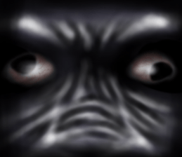 Gorilla of the darkness sticker #12681355