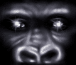 Gorilla of the darkness sticker #12681356