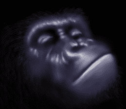 Gorilla of the darkness sticker #12681357