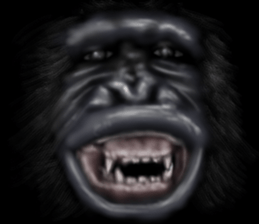 Gorilla of the darkness sticker #12681359