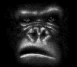 Gorilla of the darkness sticker #12681360