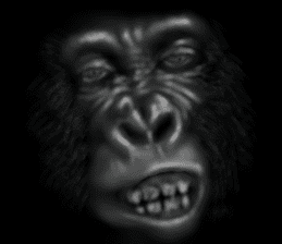 Gorilla of the darkness sticker #12681361