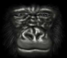 Gorilla of the darkness sticker #12681362