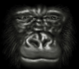 Gorilla of the darkness sticker #12681362