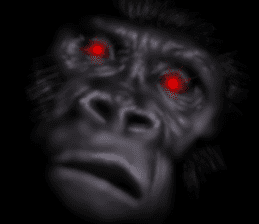 Gorilla of the darkness sticker #12681363