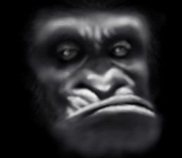 Gorilla of the darkness sticker #12681364