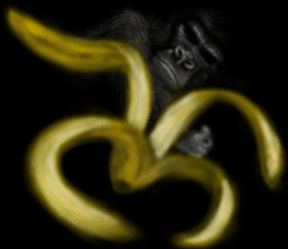 Gorilla of the darkness sticker #12681371