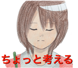 yurika coloredpencil kawaiisticker sticker #12681465