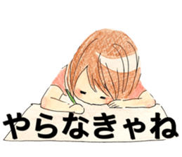 yurika coloredpencil kawaiisticker sticker #12681479