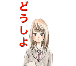 yurika coloredpencil kawaiisticker sticker #12681488