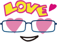 fun glasses sticker #12682244