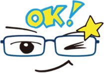 fun glasses sticker #12682245