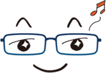 fun glasses sticker #12682246